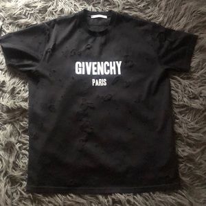 COPY - Men’s Givenchy Paris Destroyed Oversized T…